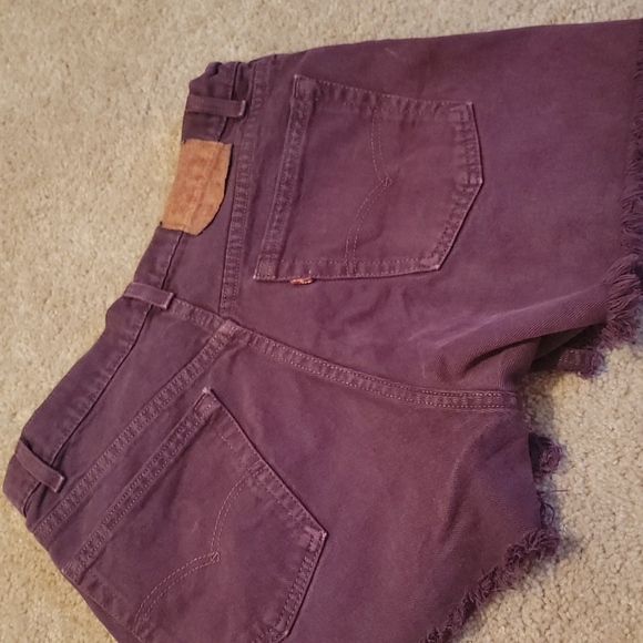 Plum cut offs - Picture 2 of 6